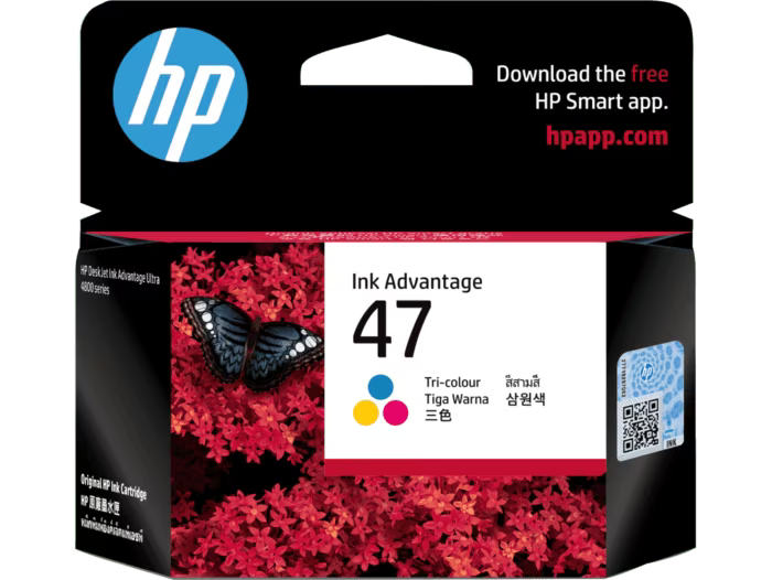HP 47 Tri-color Original Ink Cartridge