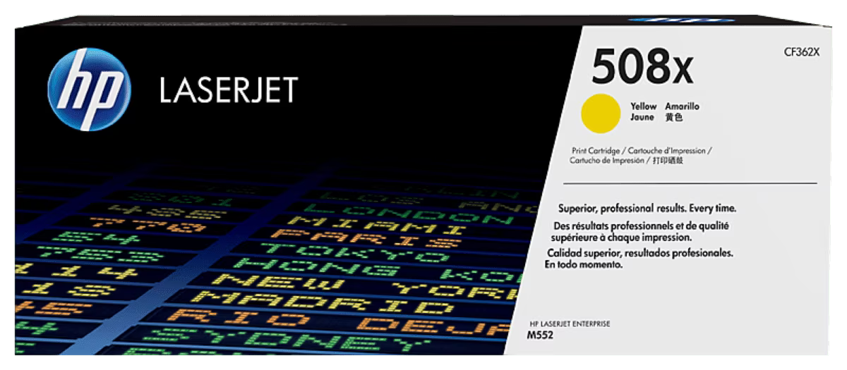 HP 508A Yellow Original LaserJet Toner Cartridge