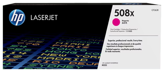 HP 508X Magenta High Yield Original LaserJet Toner Cartridge