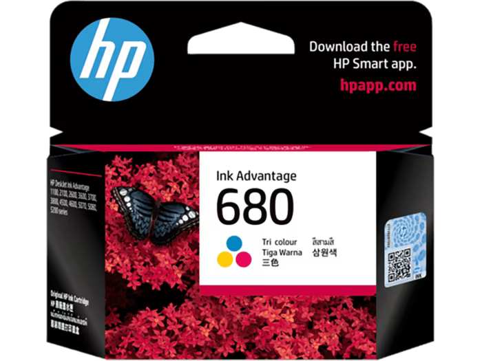 HP 680 Tri-color Original Ink Advantage Cartridge