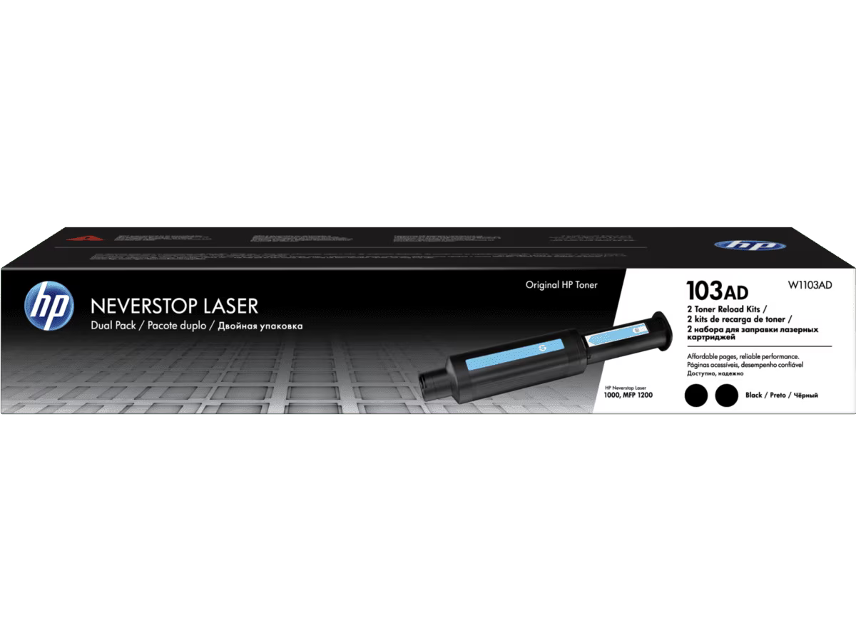 HP 103AD 2Pack Blk Toner Reload Kit