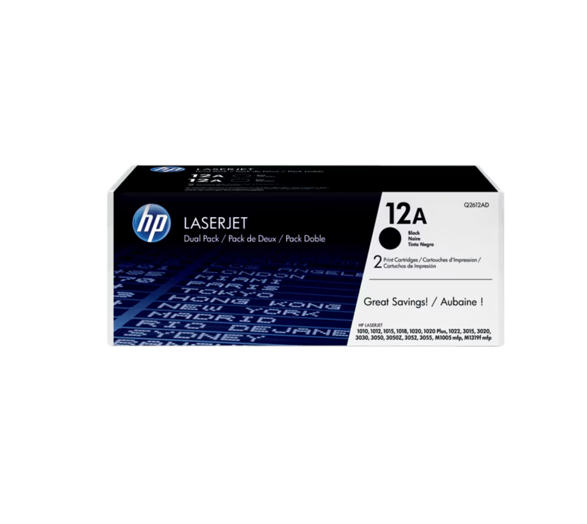 HP 12A Black Original LaserJet Toner Cartridge