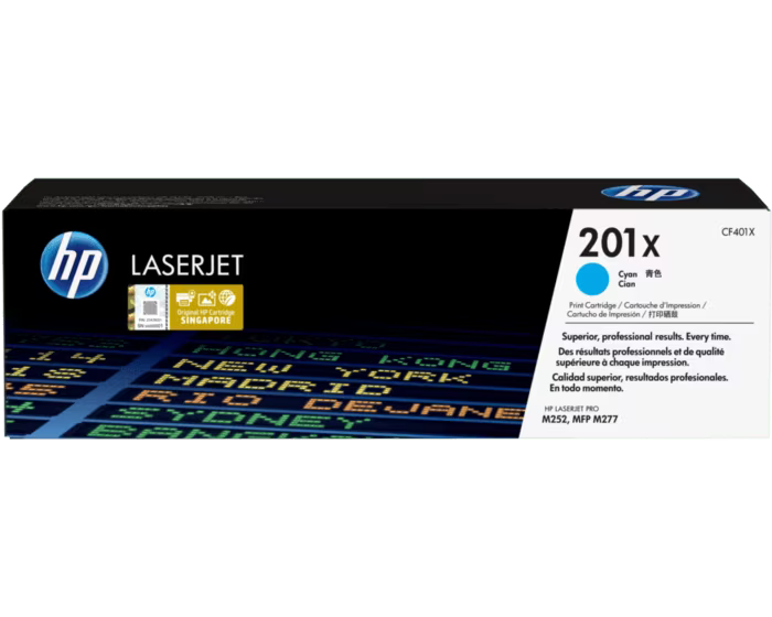 HP 201X Cyan High Yield Original LaserJet Toner Cartridge