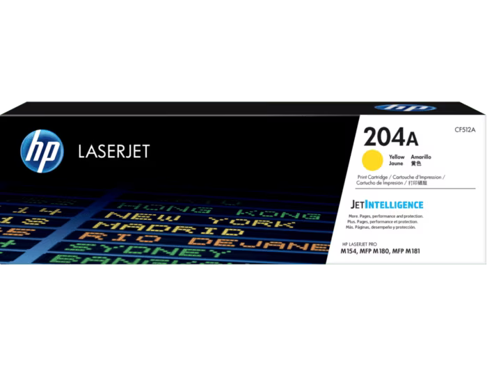 HP 204A Yellow LaserJet Toner Cartridge