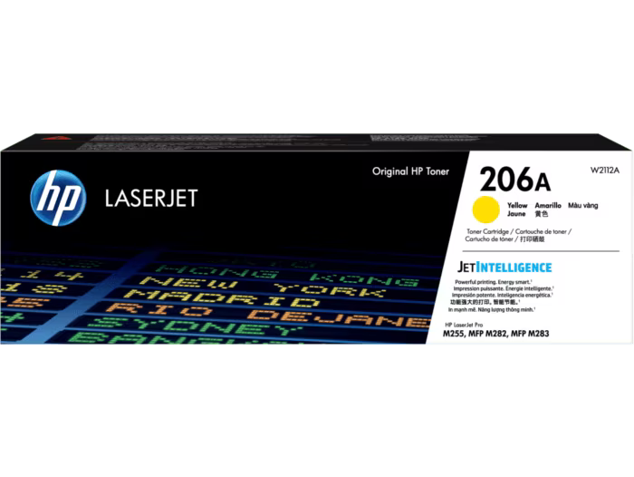 HP 206A Yellow  Original LaserJet Toner Cartridge