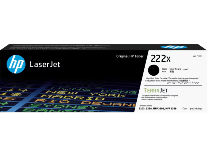 HP 222X Blk LaserJet Toner Cartridge
