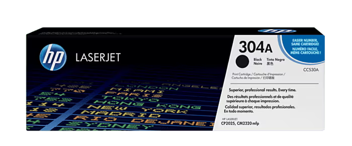 HP 304A Black Original LaserJet Toner Cartridge