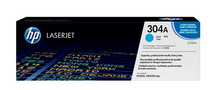 HP 304A Cyan Original LaserJet Toner Cartridge