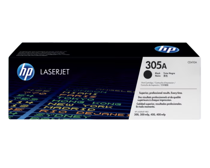HP 305A Black Original LaserJet Toner Cartridge
