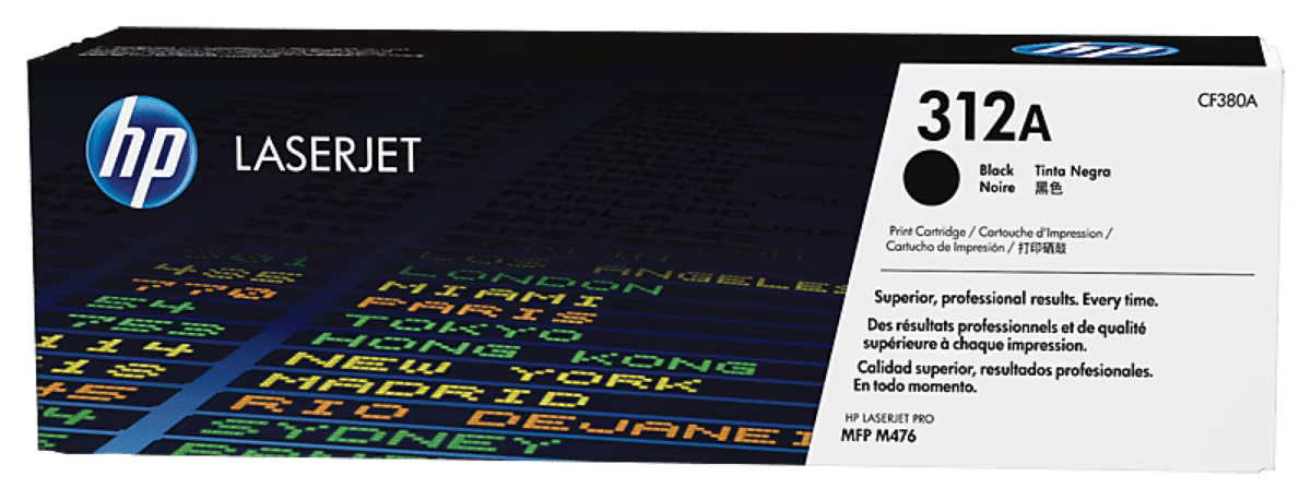 HP 312A Black Original LaserJet Toner Cartridge