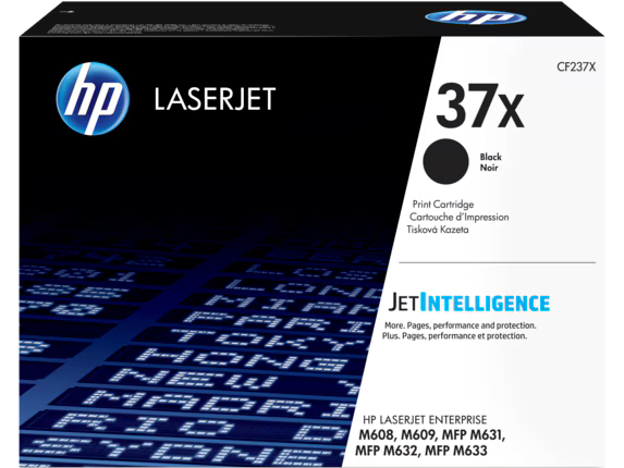 HP 37X Black LaserJet Toner Cartridge
