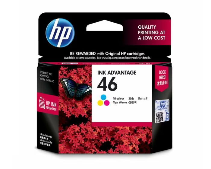 HP 46 Tri-color Ink Cartridge