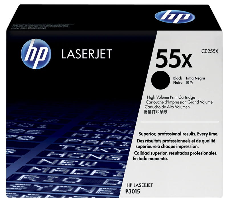 HP 55X Black High Yield Original LaserJet Toner Cartridge