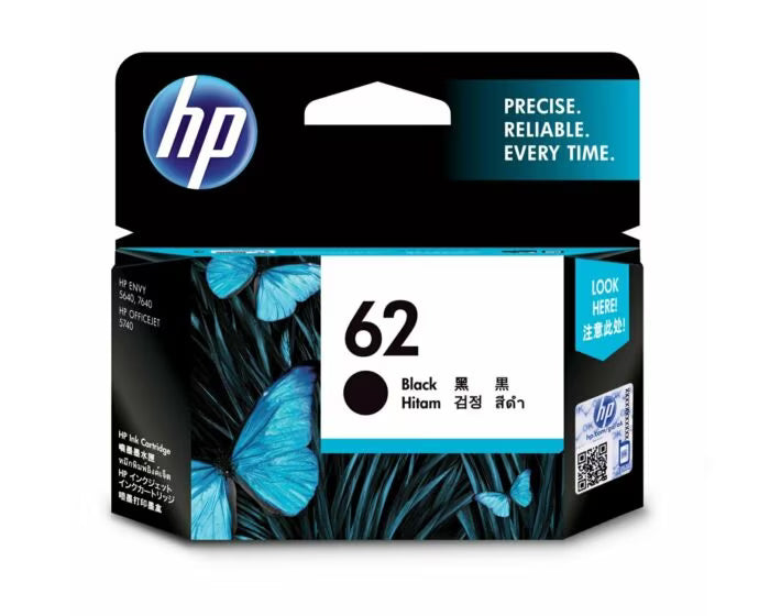 HP 62 Black Ink Cartridge