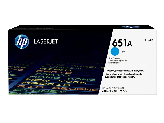 HP 651A Cyan Original LaserJet Toner Cartridge