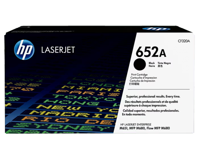 HP 652A Black Original LaserJet Toner Cartridge