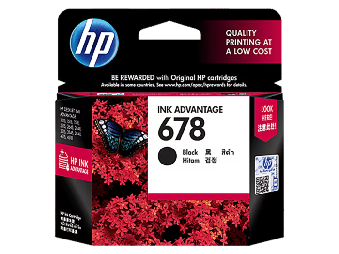 HP 678 Black Ink Cartridge