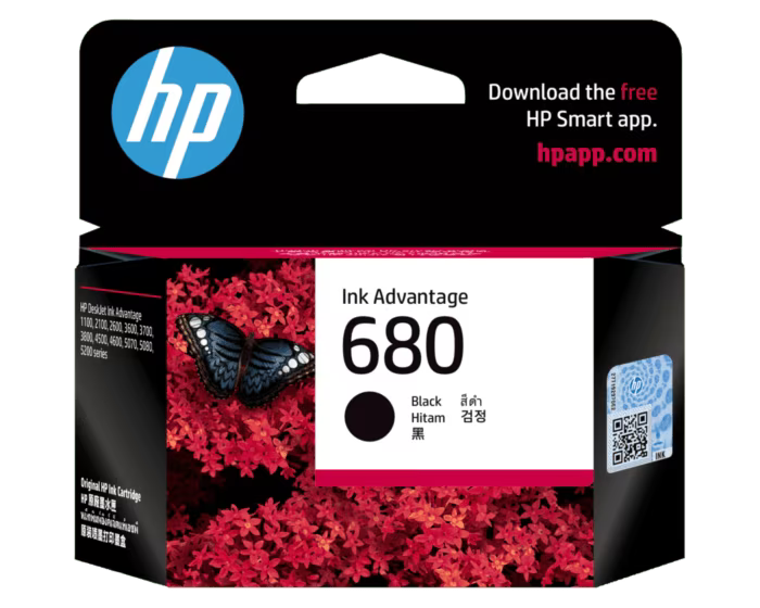 HP 680 Black Original Ink Cartridge