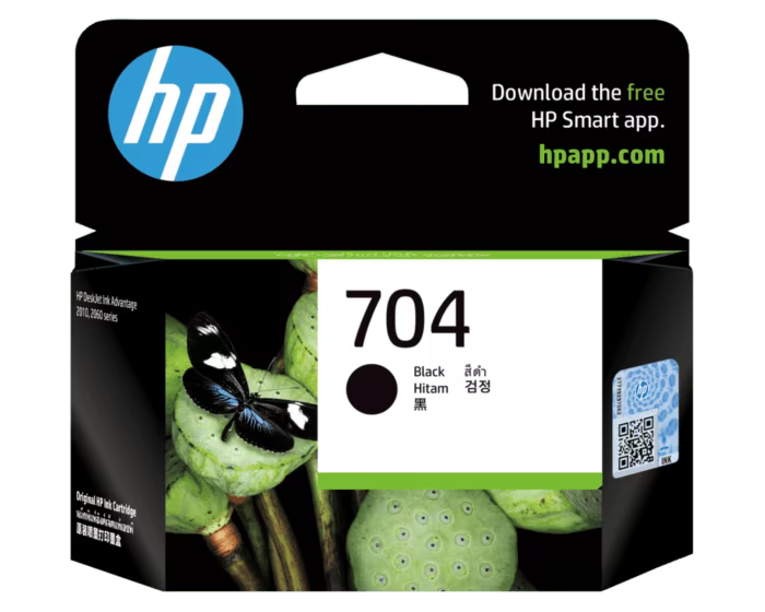 HP 704 Black Ink Cartridge