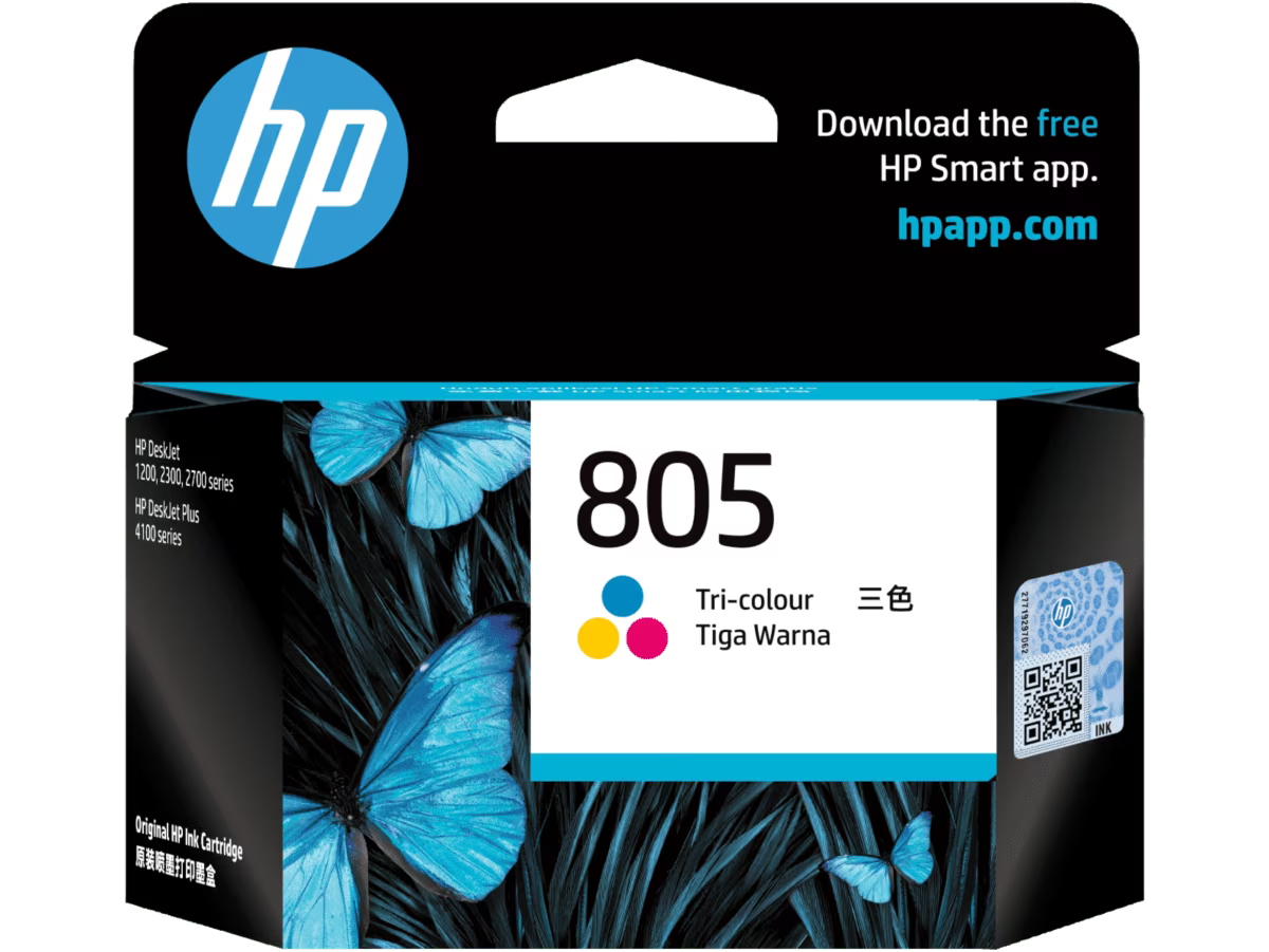 HP 805 Tri-color Original Ink Cartridge