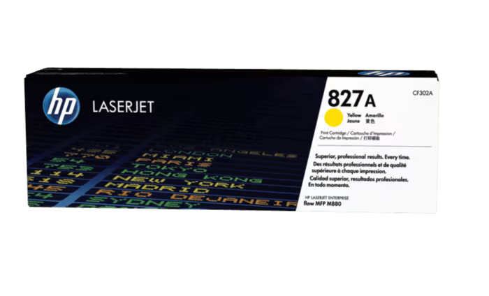 HP 827A Ylw Contract LJ Toner Cartridge