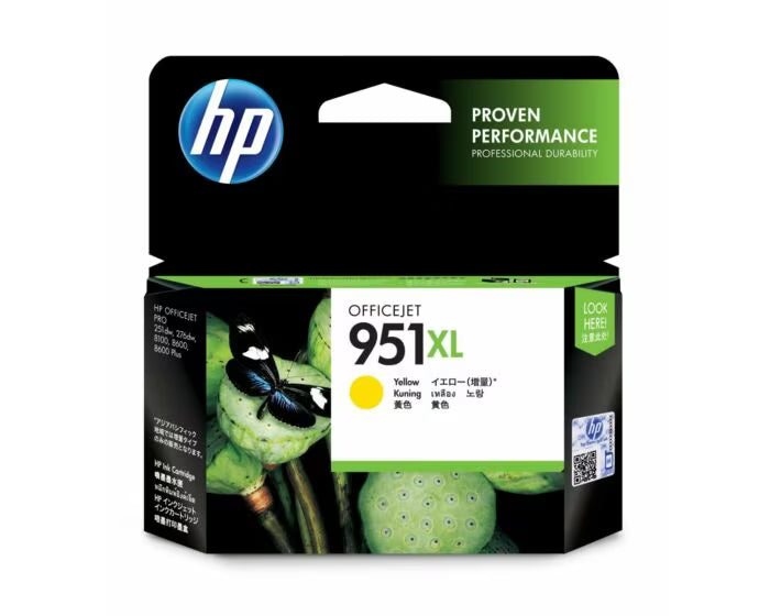 HP 951XL Yellow Officejet Ink Cartridge