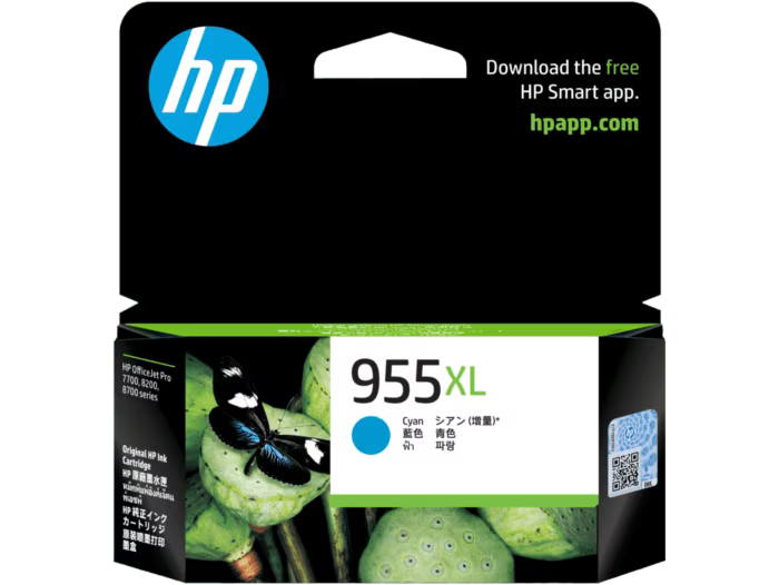 HP 955XL Cyan Original Ink Cartridge